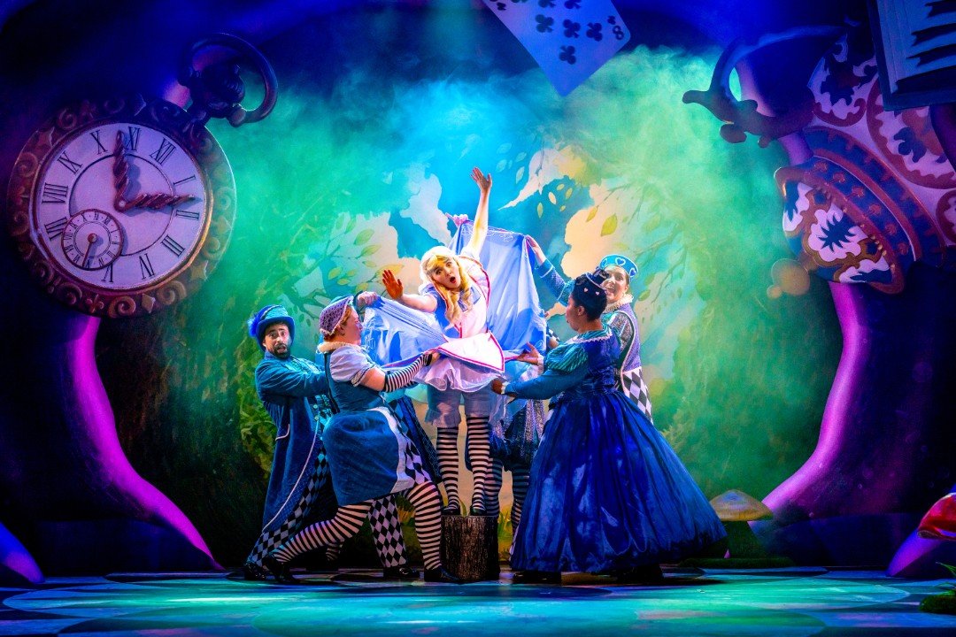 Charlotte Bradley in Alice in Wonderland, London Charlotte Bradley in Alice in Wonderland, London