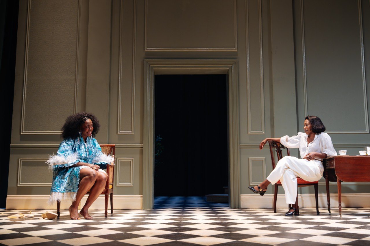 An-Ideal-Husband.-Photo-by-Helen-Murray.-Tiwa-Lade-and-Tamara-Lawrance An-Ideal-Husband.-Photo-by-Helen-Murray.-Tiwa-Lade-and-Tamara-Lawrance