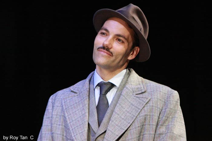 Matt Rawle as Cliff in Cabaret at the Savoy Theatre. Matt Rawle as Cliff in Cabaret at the Savoy Theatre.