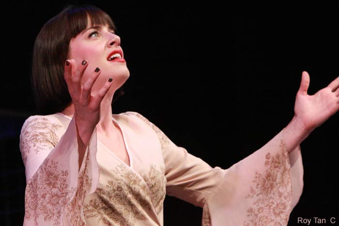 Michelle Ryan as Sally Bowles in Cabaret at the Savoy Theatre. Michelle Ryan as Sally Bowles in Cabaret at the Savoy Theatre.