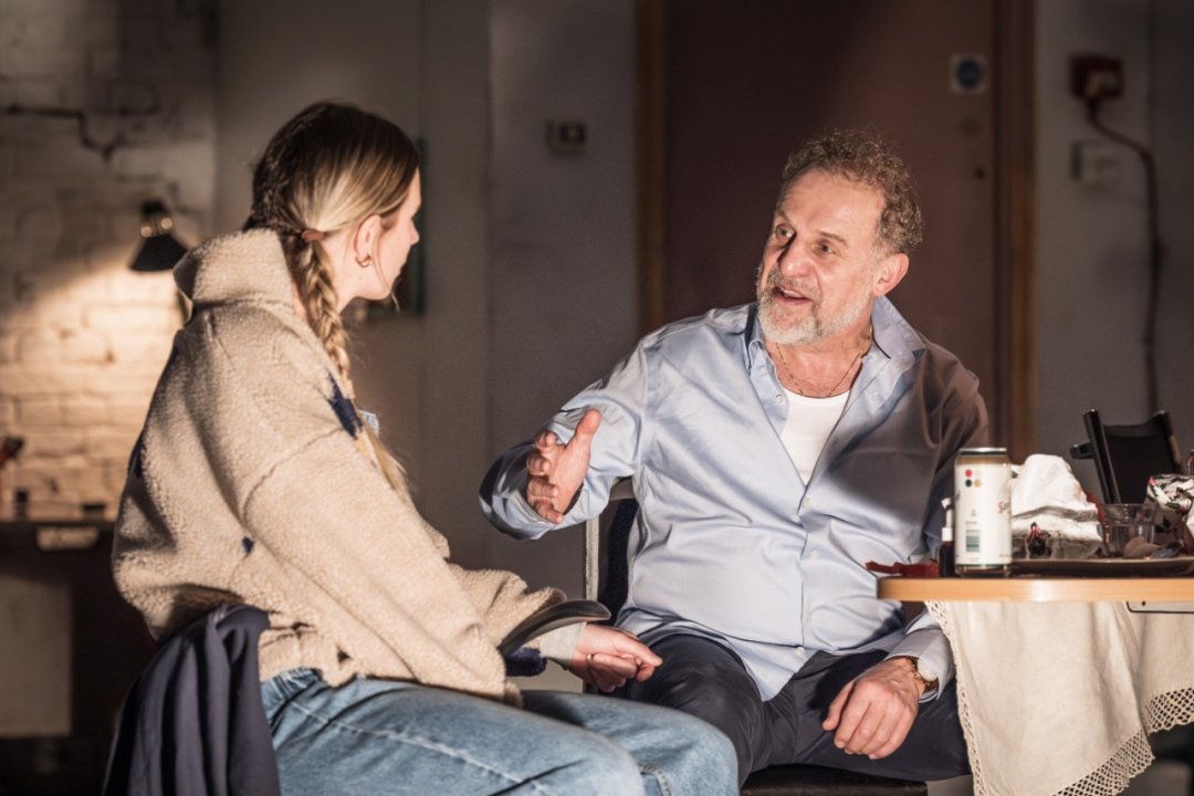 Christmas-Day-Almeida-Theatre.-Callie-Cooke-Nigel-Lindsay.-Photo-Marc-Brenner Christmas-Day-Almeida-Theatre.-Callie-Cooke-Nigel-Lindsay.-Photo-Marc-Brenner