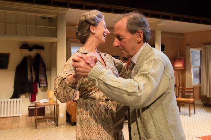 Daytona at the Theatre Royal Haymarket - Maureen Lipman and Harry Shearer. Photo: Manuel Harlan Daytona at the Theatre Royal Haymarket - Maureen Lipman and Harry Shearer. Photo: Manuel Harlan
