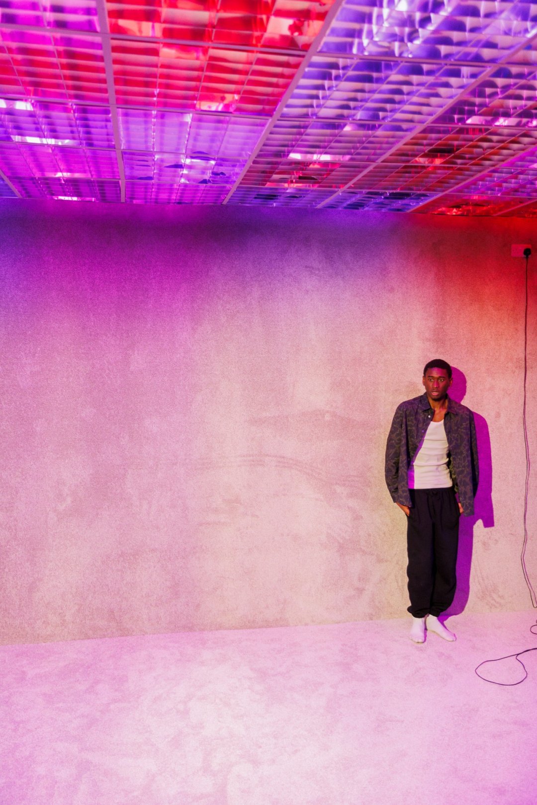 Tienne Simon as Malachi in Dreaming and Drowning at Bush Theatre. Photo Ellie Kurttz Tienne Simon as Malachi in Dreaming and Drowning at Bush Theatre. Photo Ellie Kurttz