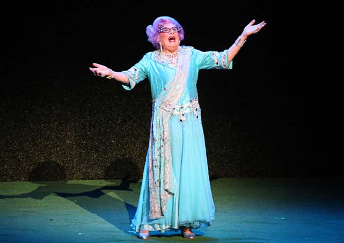 Barry Humphries’ Farewell Tour – Eat, Pray, Laugh! at the London Palladium starring Dame Edna Barry Humphries’ Farewell Tour – Eat, Pray, Laugh! at the London Palladium starring Dame Edna