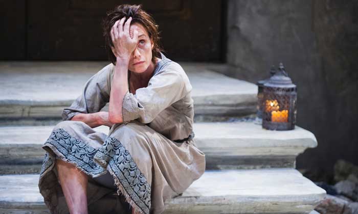 Electra at the Old Vic starring Kristin Scott Thomas. Photo: Tristram Kenton Electra at the Old Vic starring Kristin Scott Thomas. Photo: Tristram Kenton