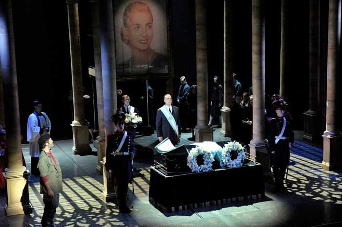 Evita at the Dominion Theatre Evita at the Dominion Theatre