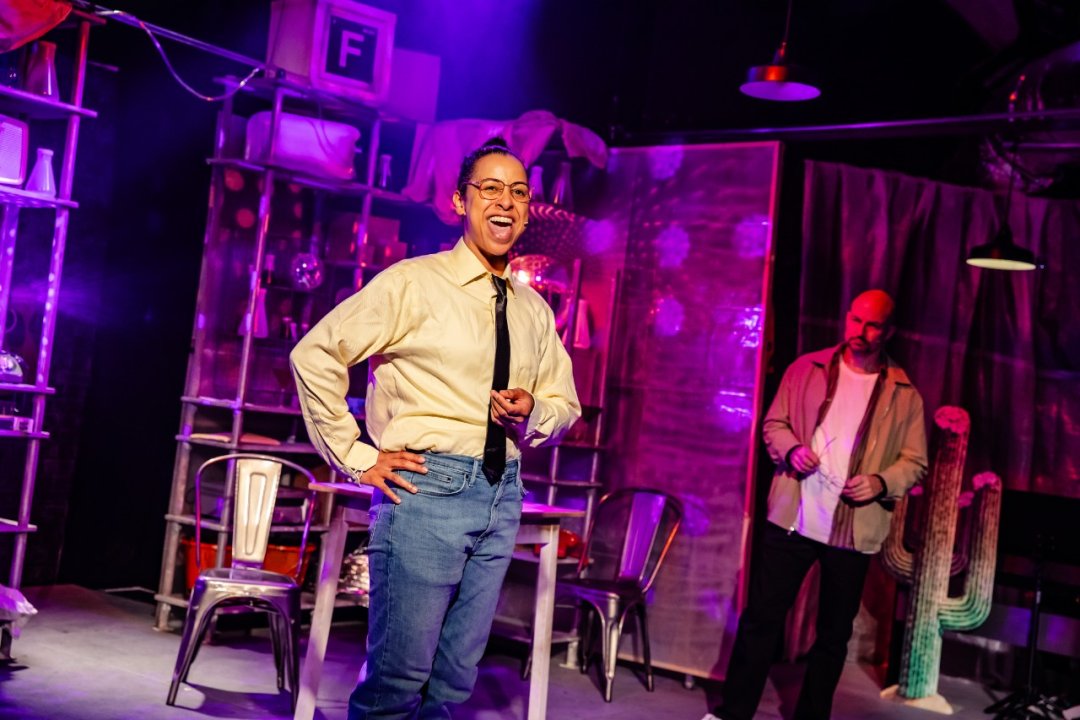 Natalie-Winsor-Richard-Costello-Faking-Bad-The-Turbine-Theatre-Photo-Credit-Danny-Kaan Natalie-Winsor-Richard-Costello-Faking-Bad-The-Turbine-Theatre-Photo-Credit-Danny-Kaan