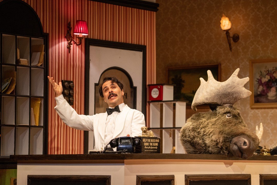 Hemi Yeroham in Fawlty Towers. Hemi Yeroham in Fawlty Towers.