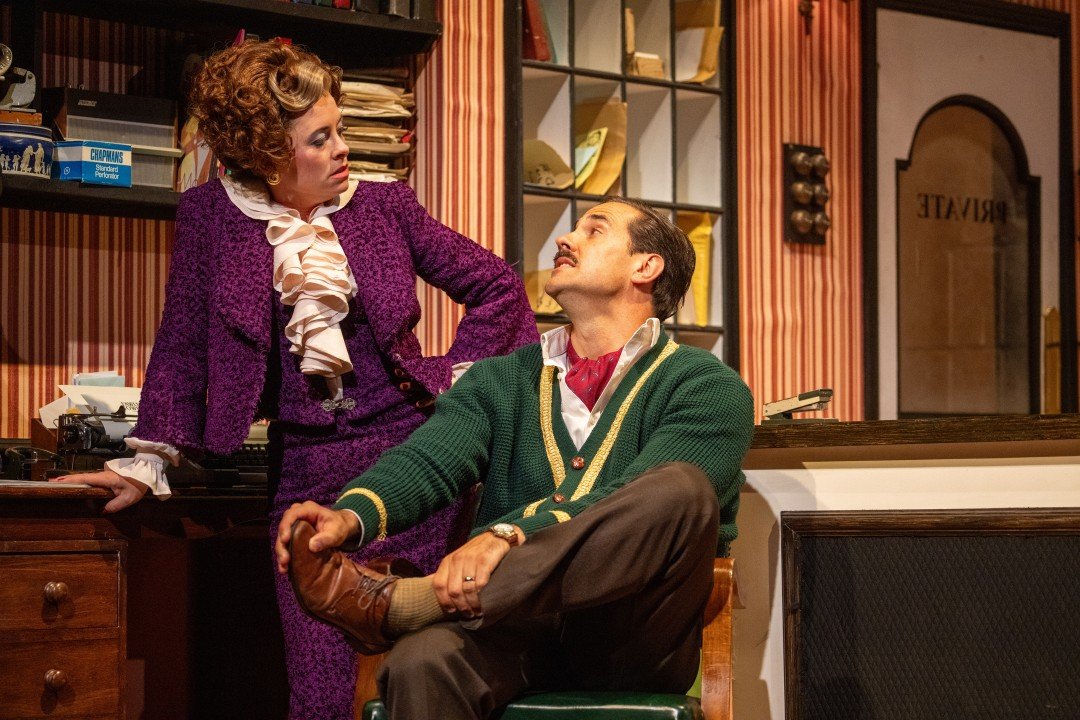 Mia Austen and Danny Bayne in Fawlty Towers Mia Austen and Danny Bayne in Fawlty Towers