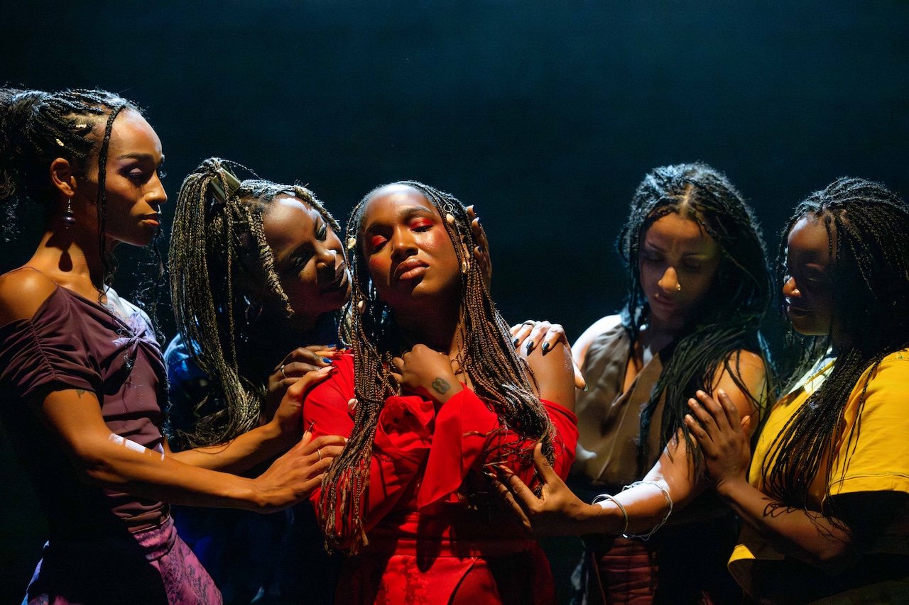 The-cast-of-for-colored-girls-who-have-considered-suicide-_-when-the-rainbow-is-enuf-at-The-Yard-Theatre-credit-Camilla-Greenwell The-cast-of-for-colored-girls-who-have-considered-suicide-_-when-the-rainbow-is-enuf-at-The-Yard-Theatre-credit-Camilla-Greenwell