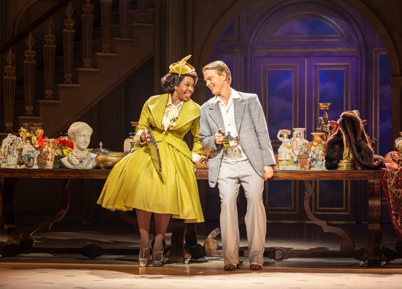 High Society - London. Photo by Pamela Raith. Carly Mercedes Dyer, Freddie Fox High Society - London. Photo by Pamela Raith. Carly Mercedes Dyer, Freddie Fox