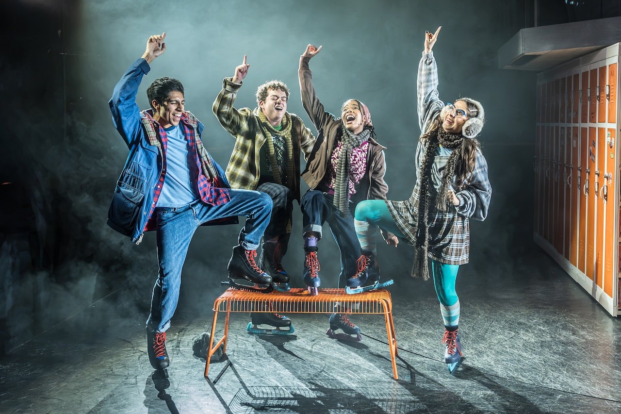 Ronav-Jain-Robin-Simoes-da-Silva-Aviva-Tulley-and-Sara-Hajizadeh-in-Kimberly-Akimbo_credit-Marc-Brenner Ronav-Jain-Robin-Simoes-da-Silva-Aviva-Tulley-and-Sara-Hajizadeh-in-Kimberly-Akimbo_credit-Marc-Brenner