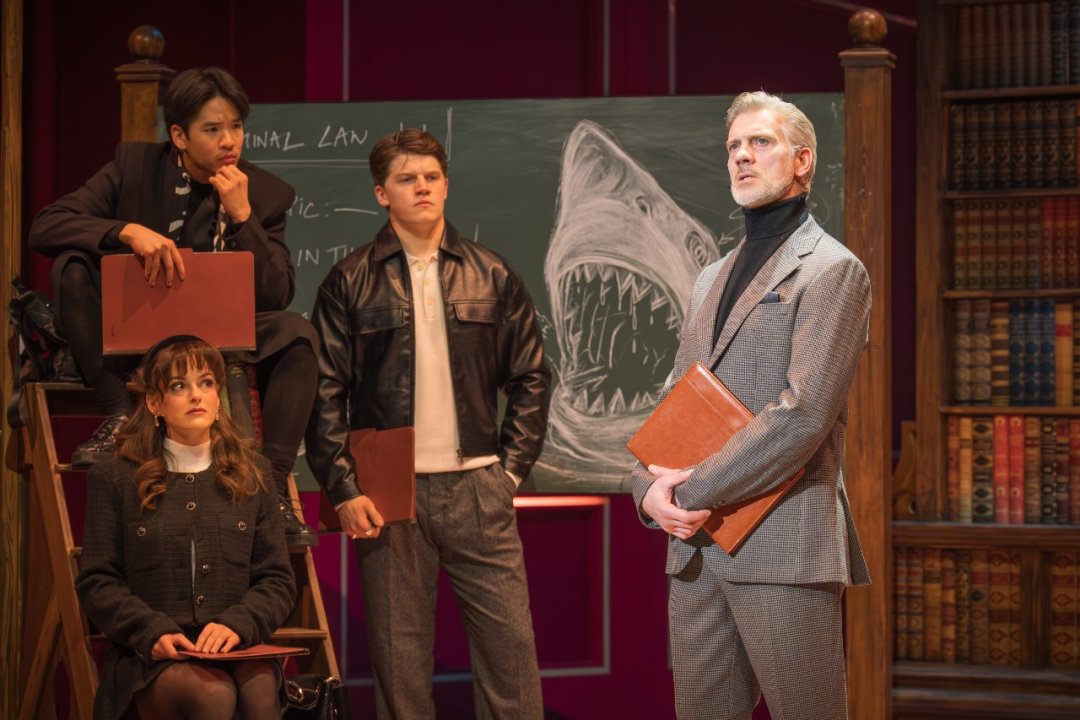 LtoR-Annabelle-Terry-as-Vivienne-James-Lim-Jamie-Chatterton-as-Warner-Adam-Cooper-as-Callahan-in-LEGALLY-BLONDE-credit-Marc-Brenner LtoR-Annabelle-Terry-as-Vivienne-James-Lim-Jamie-Chatterton-as-Warner-Adam-Cooper-as-Callahan-in-LEGALLY-BLONDE-credit-Marc-Brenner