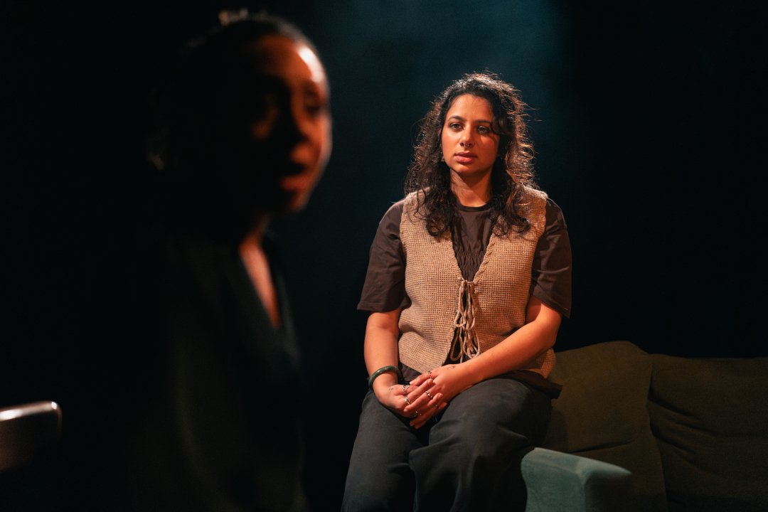 Maggots-l-r-Safiyya-Ingar-in-Maggots-at-Bush-Theatre.-Photo-credit-Ross-Kernahan.-HR-31 Maggots-l-r-Safiyya-Ingar-in-Maggots-at-Bush-Theatre.-Photo-credit-Ross-Kernahan.-HR-31
