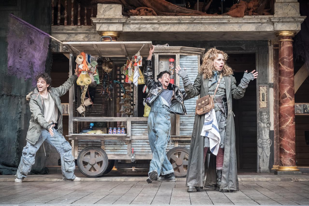 Rawaed-Asde-as-Swiss-Cheese-Vinnie-Heaven-as-Eilif-and-Michelle-Terry-as-Mother-Courage-in-Mother-Courage-and-Her-Children-at-Shakespeares-Globe-c.-Marc-Brenner Rawaed-Asde-as-Swiss-Cheese-Vinnie-Heaven-as-Eilif-and-Michelle-Terry-as-Mother-Courage-in-Mother-Courage-and-Her-Children-at-Shakespeares-Globe-c.-Marc-Brenner