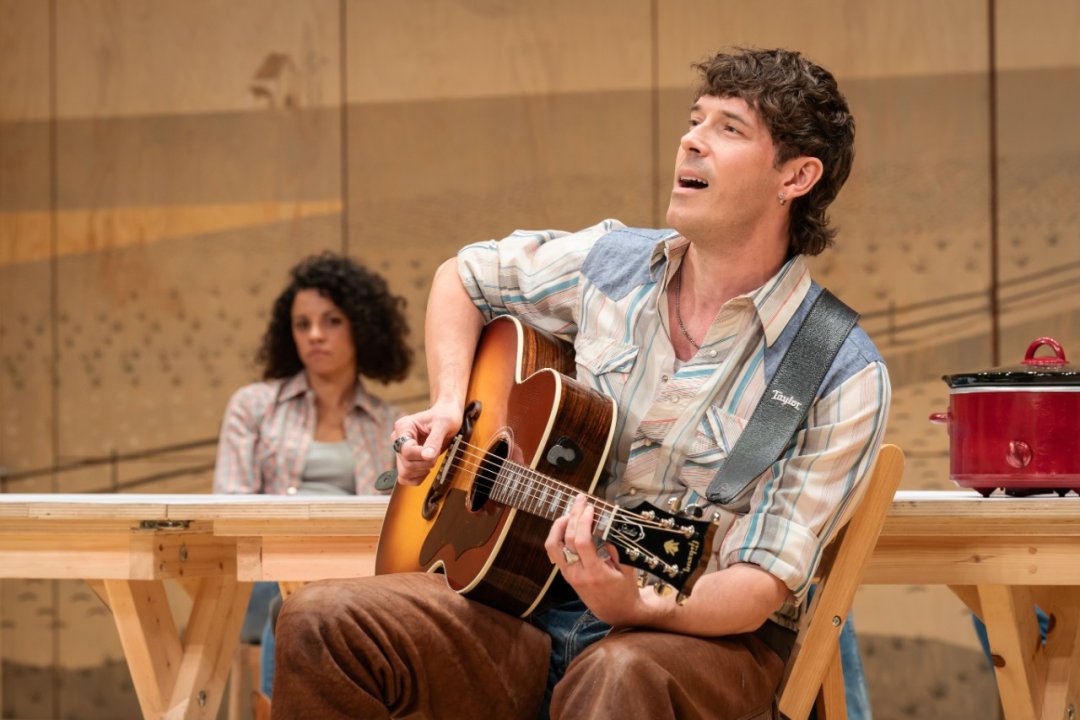 Oklahoma! at the Wyndham's Theatre. Photo by Marc Brenner Oklahoma! at the Wyndham's Theatre. Photo by Marc Brenner