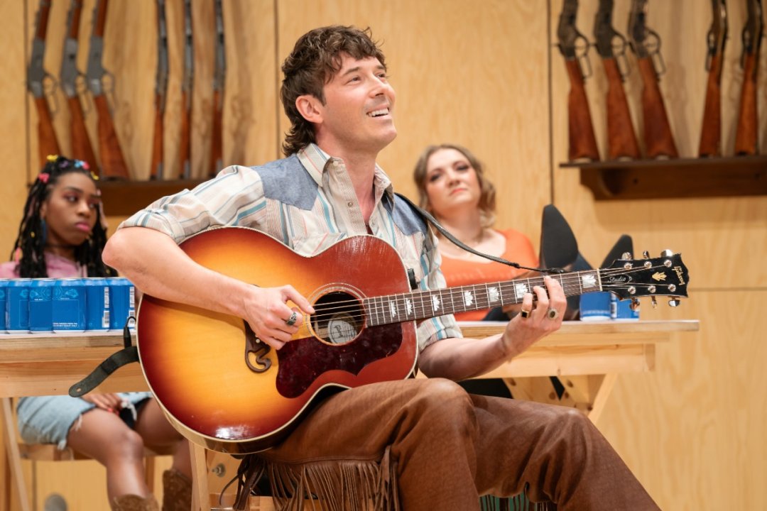 Oklahoma! at the Wyndham's Theatre. Photo by Marc Brenner Oklahoma! at the Wyndham's Theatre. Photo by Marc Brenner
