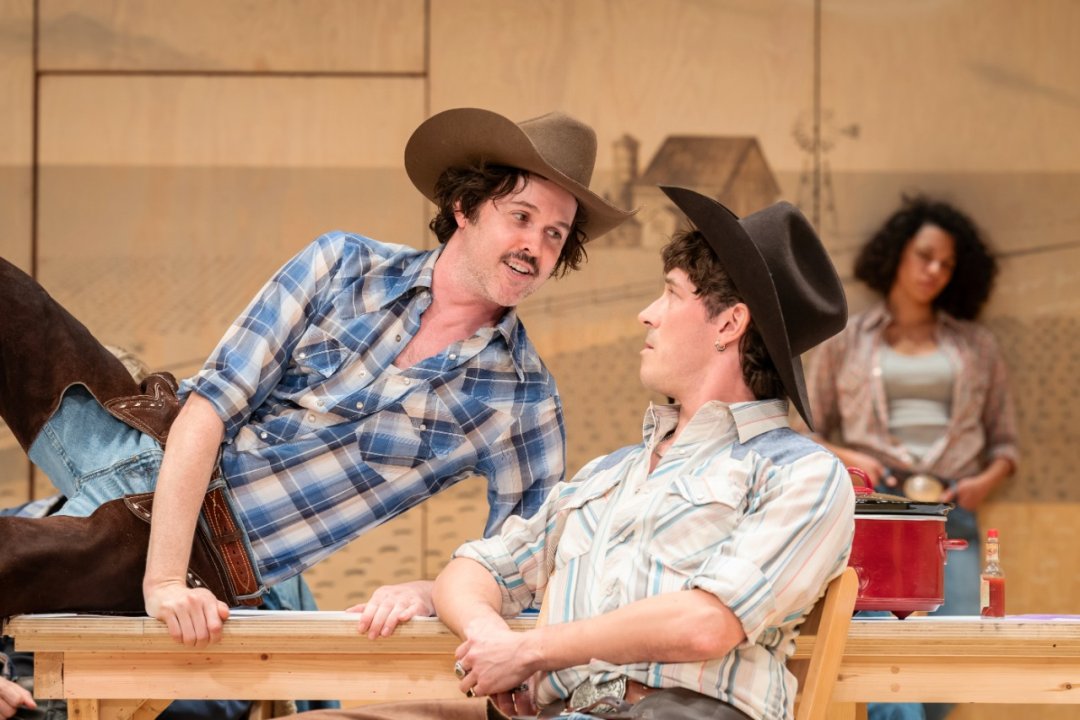 Oklahoma! at the Wyndham's Theatre. Photo by Marc Brenner Oklahoma! at the Wyndham's Theatre. Photo by Marc Brenner