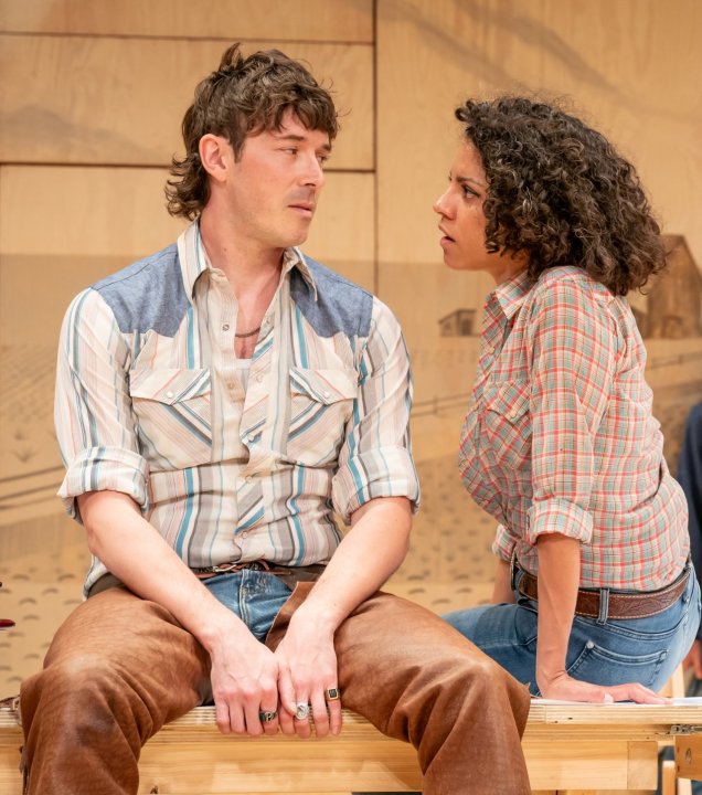 Oklahoma! at the Wyndham's Theatre. Photo by Marc Brenner Oklahoma! at the Wyndham's Theatre. Photo by Marc Brenner