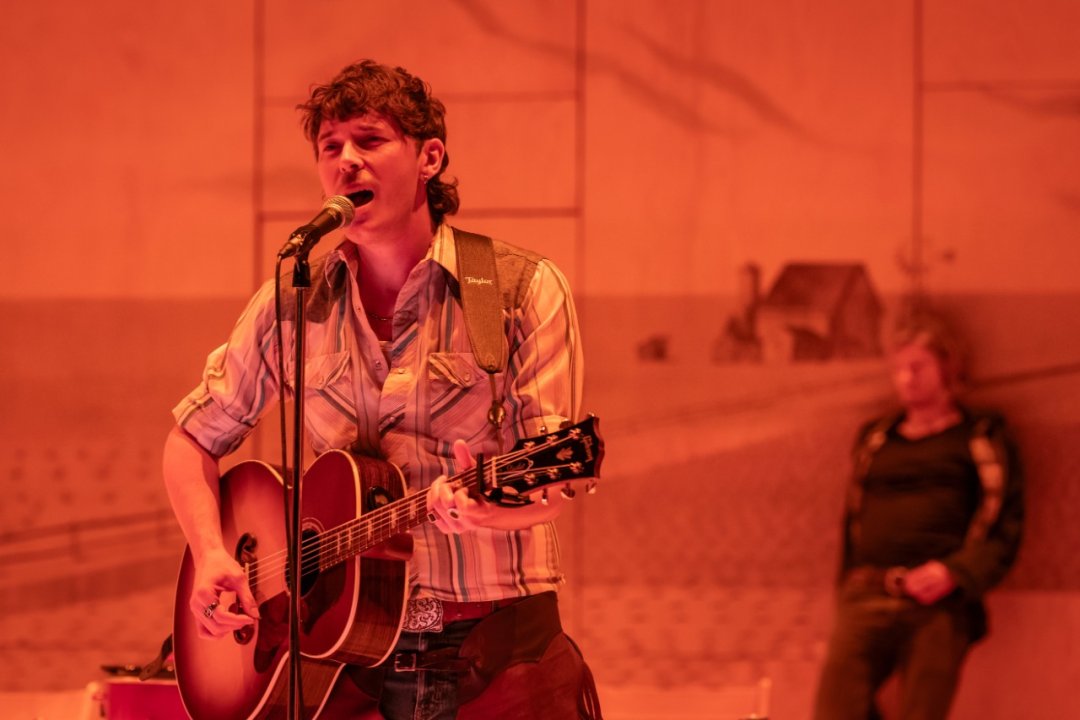Oklahoma! at the Wyndham's Theatre. Photo by Marc Brenner Oklahoma! at the Wyndham's Theatre. Photo by Marc Brenner