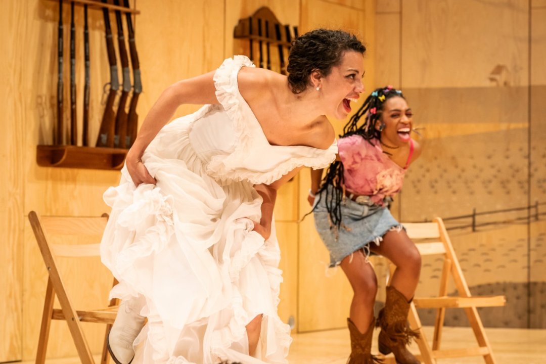Oklahoma! at the Wyndham's Theatre. Photo by Marc Brenner Oklahoma! at the Wyndham's Theatre. Photo by Marc Brenner