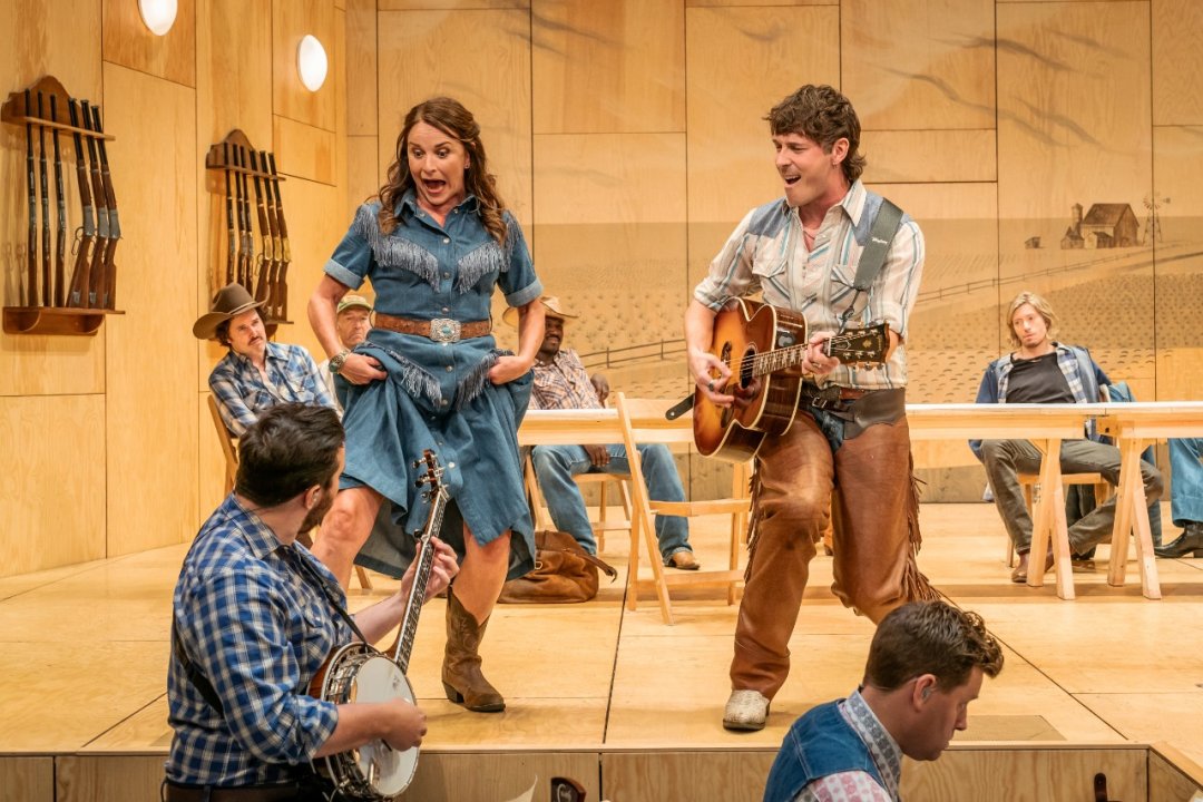 Oklahoma! at the Wyndham's Theatre. Photo by Marc Brenner Oklahoma! at the Wyndham's Theatre. Photo by Marc Brenner