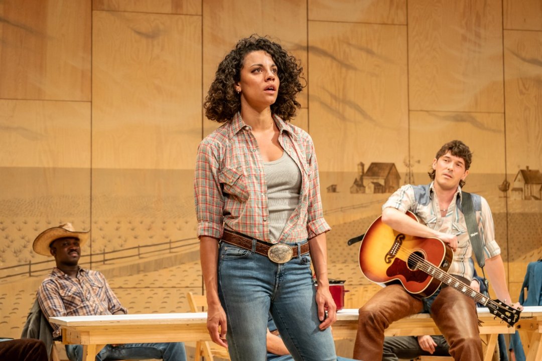 Oklahoma! at the Wyndham's Theatre. Photo by Marc Brenner Oklahoma! at the Wyndham's Theatre. Photo by Marc Brenner