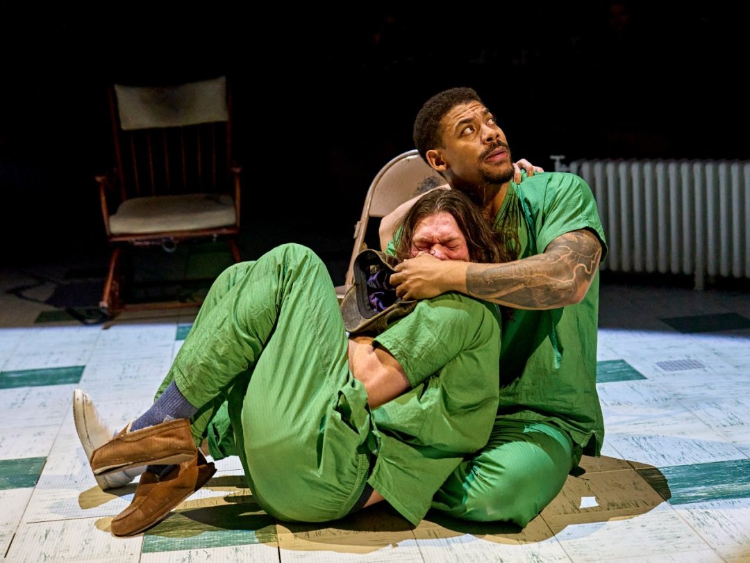 17.-Arthur-Boan-Chief-Bromden-and-Aaron-Pierre-Randle-P.-McMurphy-in-One-Flew-Over-the-Cuckoos-Nest-at-The-Old-Vic-2026.-Photo-by-Manuel-Harlan- 17.-Arthur-Boan-Chief-Bromden-and-Aaron-Pierre-Randle-P.-McMurphy-in-One-Flew-Over-the-Cuckoos-Nest-at-The-Old-Vic-2026.-Photo-by-Manuel-Harlan-