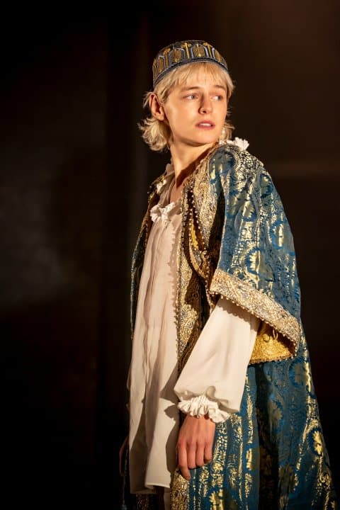 Orlando at the Garrick Theatre starring Emma Corrin. Photo by Marc Brenner Orlando at the Garrick Theatre starring Emma Corrin. Photo by Marc Brenner