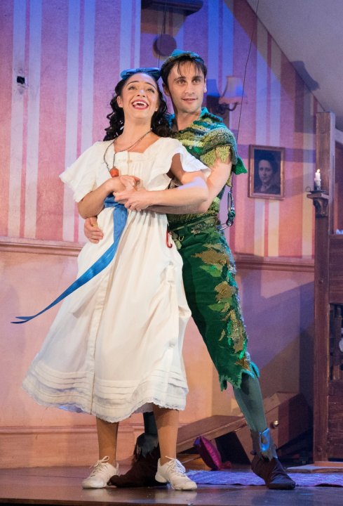 Peter Pan Goes Wrong - Previous-Cast-Katy-Daghorn-Sandra-Ciaran-Kellgren-Jonathan.-Credit-Alastair-Muir. Peter Pan Goes Wrong - Previous-Cast-Katy-Daghorn-Sandra-Ciaran-Kellgren-Jonathan.-Credit-Alastair-Muir.
