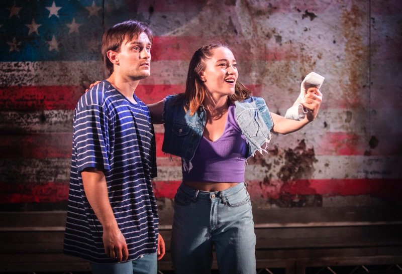 Zachary-Hunt-Natassia-Bustamante-in-POLICE-COPS-THE-MUSICAL-credit-Pamela-Raith Zachary-Hunt-Natassia-Bustamante-in-POLICE-COPS-THE-MUSICAL-credit-Pamela-Raith
