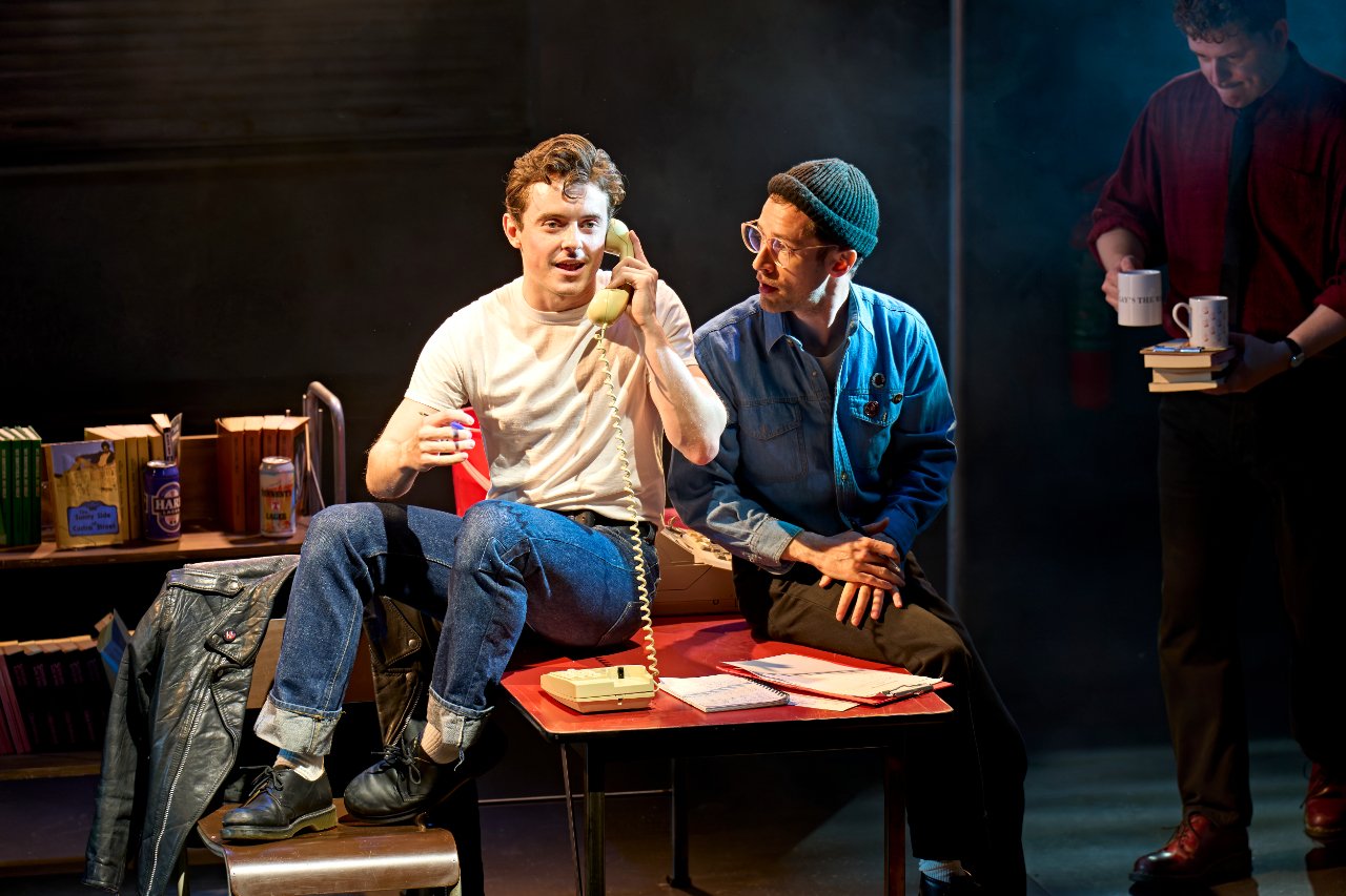 7-Jhon-Lumsden-Mark-Matthew-Durkan-Mike-and-Chris-Jenkins-Gethin-in-Pride-at-the-National-Theatre.-Photographer-Manuel-Harlan-0625 7-Jhon-Lumsden-Mark-Matthew-Durkan-Mike-and-Chris-Jenkins-Gethin-in-Pride-at-the-National-Theatre.-Photographer-Manuel-Harlan-0625
