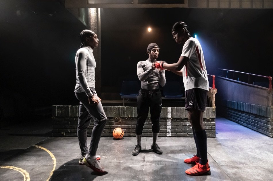 Red Pitch - Bush Theatre. Photo by Craig Fuller. Red Pitch - Bush Theatre. Photo by Craig Fuller.