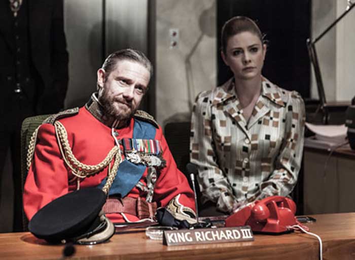 Richard III at the Trafalgar Studios starring Martin Freeman Richard III at the Trafalgar Studios starring Martin Freeman