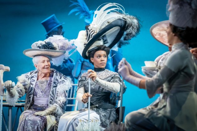 Dame-Vanessa-Redgrave-as-Mrs-Higgins-and-Amara-Okereke-as-Eliza-Doolittle.-Credit-Marc-Brenner Dame-Vanessa-Redgrave-as-Mrs-Higgins-and-Amara-Okereke-as-Eliza-Doolittle.-Credit-Marc-Brenner