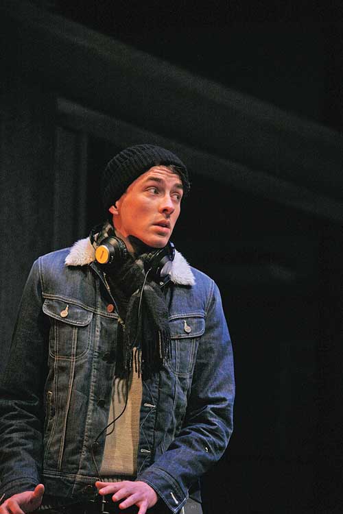 Skylight at Wyndham's Theatre - Matthew Beard (Edward Sergeant), photo by John Haynes Skylight at Wyndham's Theatre - Matthew Beard (Edward Sergeant), photo by John Haynes