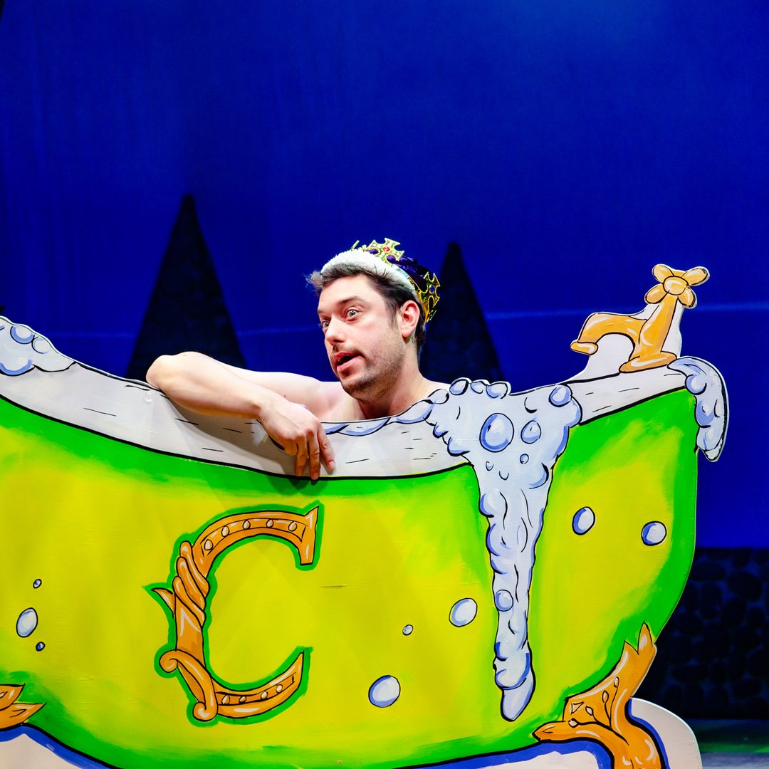 Sleeping Beauty Takes a Prick - Charing Cross Theatre. Photo by Danny Kaan Sleeping Beauty Takes a Prick - Charing Cross Theatre. Photo by Danny Kaan