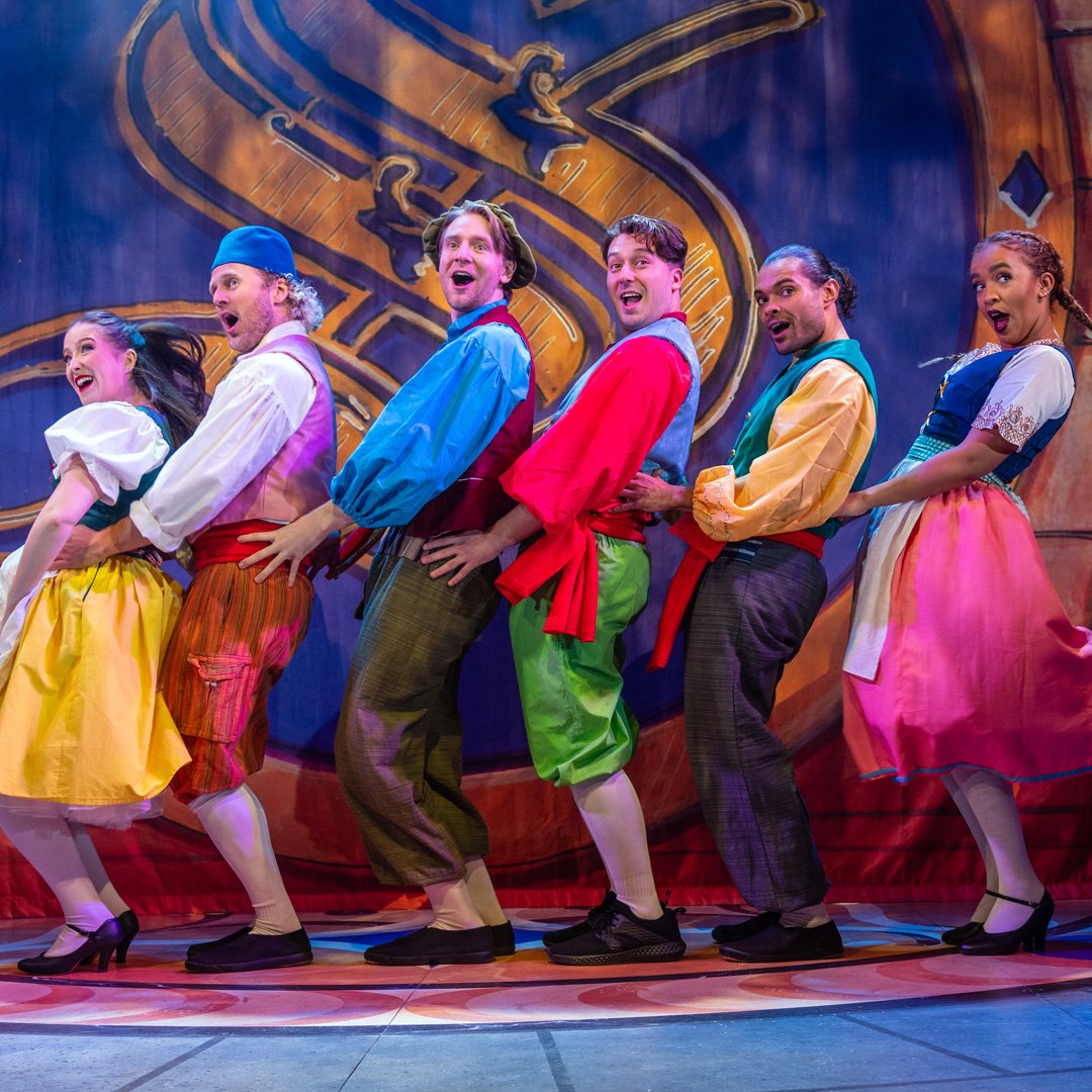 Nikki Biddington, Matthew Gent, Tom Mann, Myles Hart and Natalia Brown in Sleeping Beauty Takes a Prick. Photo by Danny Kaan Nikki Biddington, Matthew Gent, Tom Mann, Myles Hart and Natalia Brown in Sleeping Beauty Takes a Prick. Photo by Danny Kaan