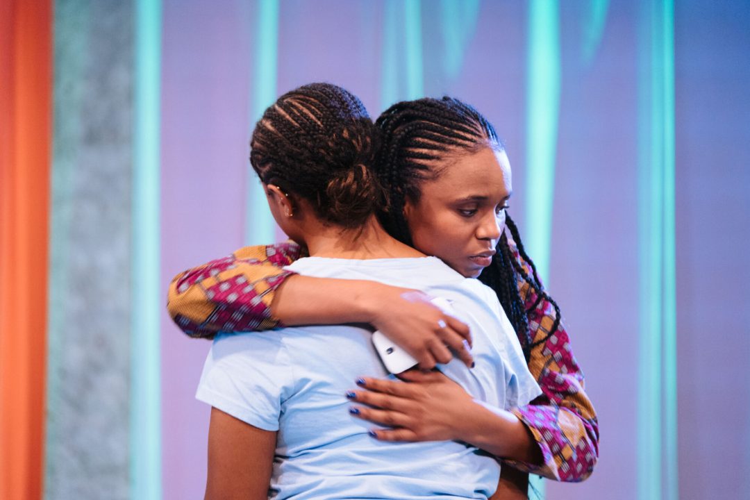 SLEEPOVA by Matilda Feyiṣayọ Ibini ;Production ;Cast: Shayde Sinclair, Aliyah Odoffin, Amber Grappy & Bukky Bakray ;Directed by Jade Lewis ;Set Design by Cara Evans ;Lighting Design by Elliot Griggs ;Sound Design by Xana ;Movement Director: Gabrielle Nimo ;Costume Supervisor: Imogen Brown ;Assistant Director (Placement): Apoorva Anagalli ;Casting by Jatinder Chera ;Composer: Romarna Campbell ;Bush Theatre ;London, UK ;23rd February 2023 ;Credit and copyright: Helen Murray www.helenmurrayphotos.com SLEEPOVA by Matilda Feyiṣayọ Ibini ;Production ;Cast: Shayde Sinclair, Aliyah Odoffin, Amber Grappy & Bukky Bakray ;Directed by Jade Lewis ;Set Design by Cara Evans ;Lighting Design by Elliot Griggs ;Sound Design by Xana ;Movement Director: Gabrielle Nimo ;Costume Supervisor: Imogen Brown ;Assistant Director (Placement): Apoorva Anagalli ;Casting by Jatinder Chera ;Composer: Romarna Campbell ;Bush Theatre ;London, UK ;23rd February 2023 ;Credit and copyright: Helen Murray www.helenmurrayphotos.com