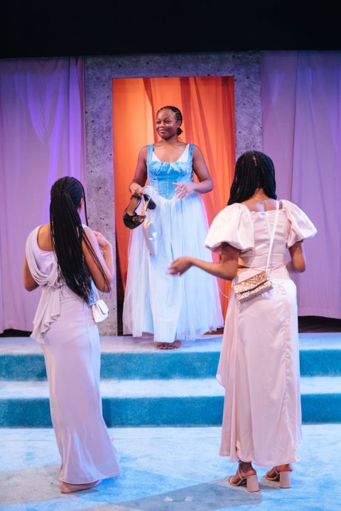 SLEEPOVA by Matilda Feyiṣayọ Ibini ;Production ;Cast: Shayde Sinclair, Aliyah Odoffin, Amber Grappy & Bukky Bakray ;Directed by Jade Lewis ;Set Design by Cara Evans ;Lighting Design by Elliot Griggs ;Sound Design by Xana ;Movement Director: Gabrielle Nimo ;Costume Supervisor: Imogen Brown ;Assistant Director (Placement): Apoorva Anagalli ;Casting by Jatinder Chera ;Composer: Romarna Campbell ;Bush Theatre ;London, UK ;23rd February 2023 ;Credit and copyright: Helen Murray www.helenmurrayphotos.com SLEEPOVA by Matilda Feyiṣayọ Ibini ;Production ;Cast: Shayde Sinclair, Aliyah Odoffin, Amber Grappy & Bukky Bakray ;Directed by Jade Lewis ;Set Design by Cara Evans ;Lighting Design by Elliot Griggs ;Sound Design by Xana ;Movement Director: Gabrielle Nimo ;Costume Supervisor: Imogen Brown ;Assistant Director (Placement): Apoorva Anagalli ;Casting by Jatinder Chera ;Composer: Romarna Campbell ;Bush Theatre ;London, UK ;23rd February 2023 ;Credit and copyright: Helen Murray www.helenmurrayphotos.com