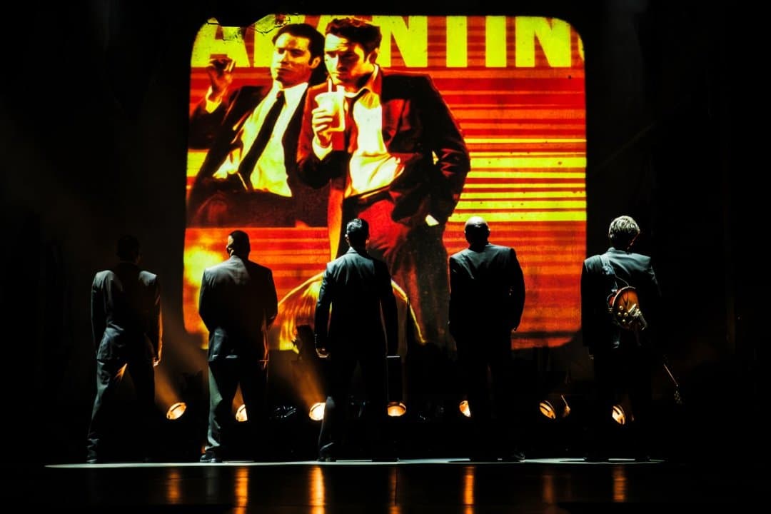 Tarantino Live at the Riverside Studios. Photo by Julie Edwards Tarantino Live at the Riverside Studios. Photo by Julie Edwards