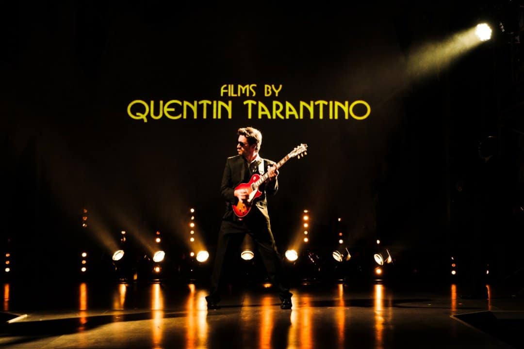 Tarantino Live at the Riverside Studios. Photo by Julie Edwards Tarantino Live at the Riverside Studios. Photo by Julie Edwards