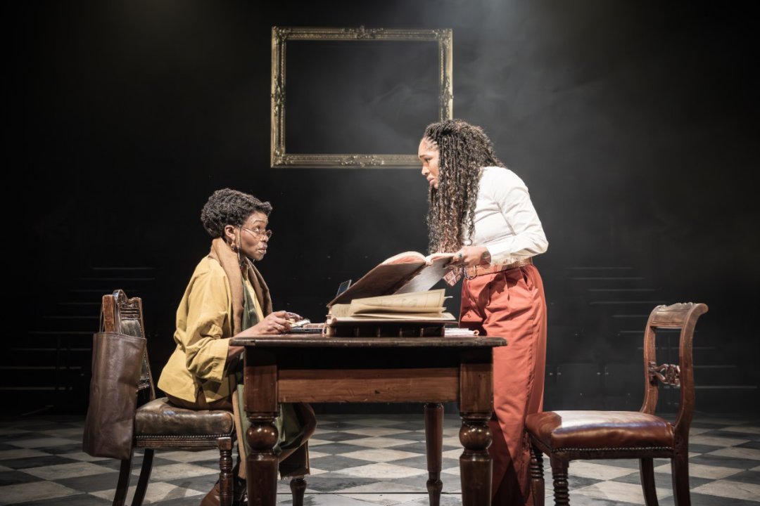 10.-Rakie-Ayola-Abi-and-Cherrelle-Skeete-Marva-in-The-Authenticator-at-the-National-Theatre-c-Marc-Brenner 10.-Rakie-Ayola-Abi-and-Cherrelle-Skeete-Marva-in-The-Authenticator-at-the-National-Theatre-c-Marc-Brenner