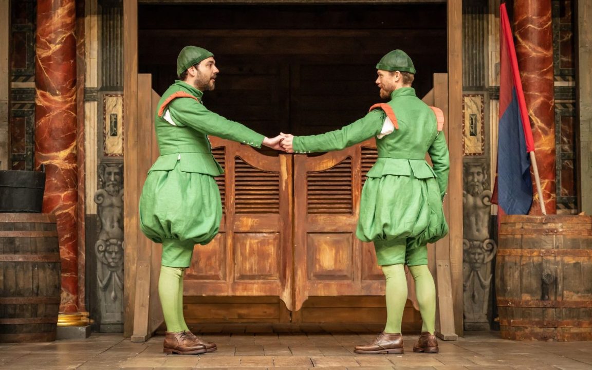 The Comedy of Errors at Shakespeare's Globe. Photo by Marc Brenner The Comedy of Errors at Shakespeare's Globe. Photo by Marc Brenner
