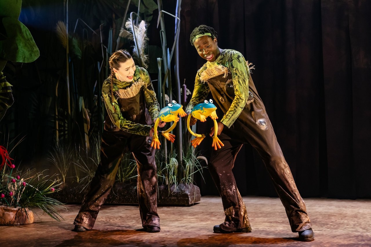 Roald-Dahls-THE-ENORMOUS-CROCODILE-THE-MUSICAL.-Ciara-Hudson-and-Jordan-Eskeisa.-Photo-by-Danny-Kaan Roald-Dahls-THE-ENORMOUS-CROCODILE-THE-MUSICAL.-Ciara-Hudson-and-Jordan-Eskeisa.-Photo-by-Danny-Kaan