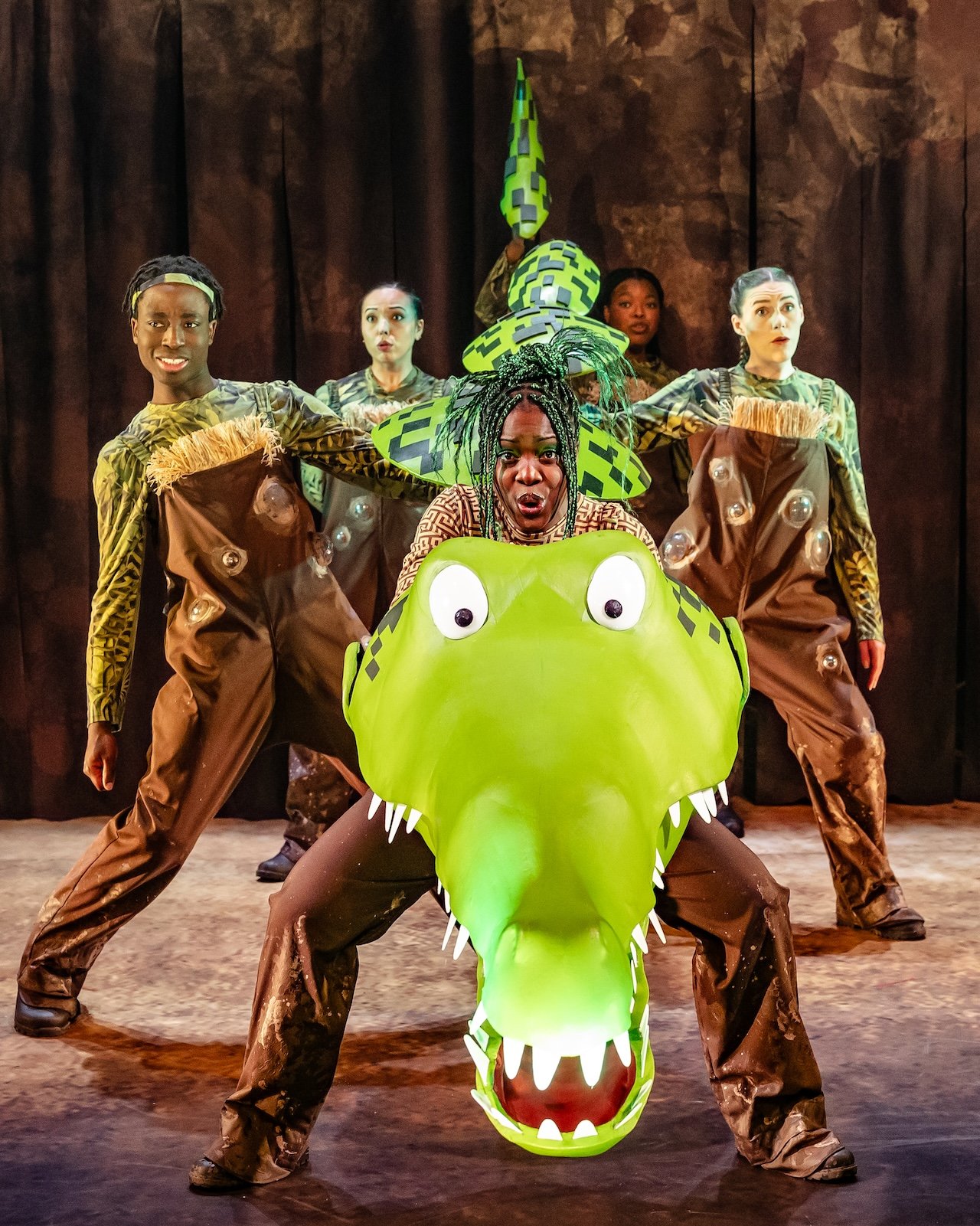 Roald-Dahls-THE-ENORMOUS-CROCODILE-THE-MUSICAL.-Jordan-Eskeisa-Marienella-Phillips-Chelsea-Da-Silva-The-Enormous-Crocodile-Precious-Abimbola-and-Ciara-Hudson.-Photo-by-Danny-Kaan-1 Roald-Dahls-THE-ENORMOUS-CROCODILE-THE-MUSICAL.-Jordan-Eskeisa-Marienella-Phillips-Chelsea-Da-Silva-The-Enormous-Crocodile-Precious-Abimbola-and-Ciara-Hudson.-Photo-by-Danny-Kaan-1