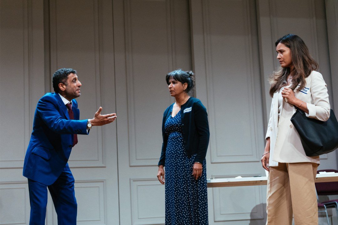 The cast of The Estate, National Theatre. The cast of The Estate, National Theatre.