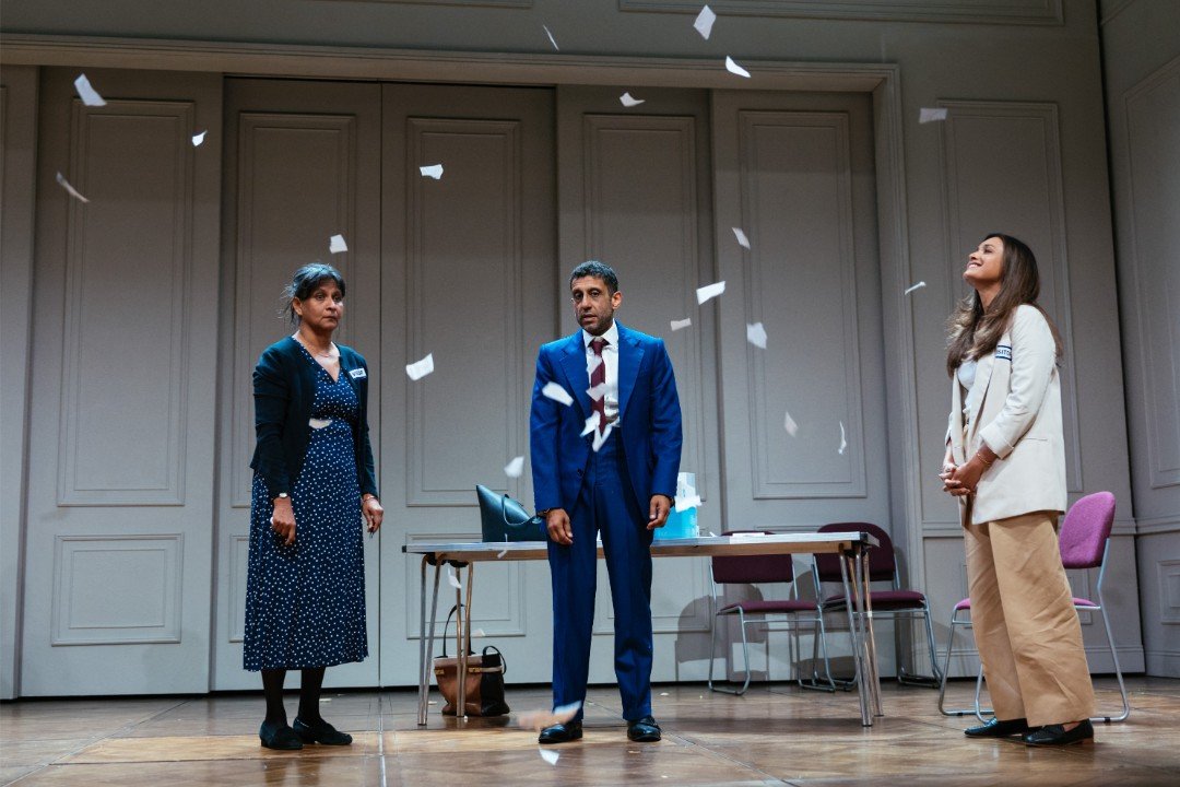 The cast of The Estate, National Theatre. The cast of The Estate, National Theatre.