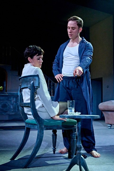 Lisa Diveney and Joe Cole in The Homecoming at Young Vic. © Manuel Harlan
 Lisa Diveney and Joe Cole in The Homecoming at Young Vic. © Manuel Harlan
