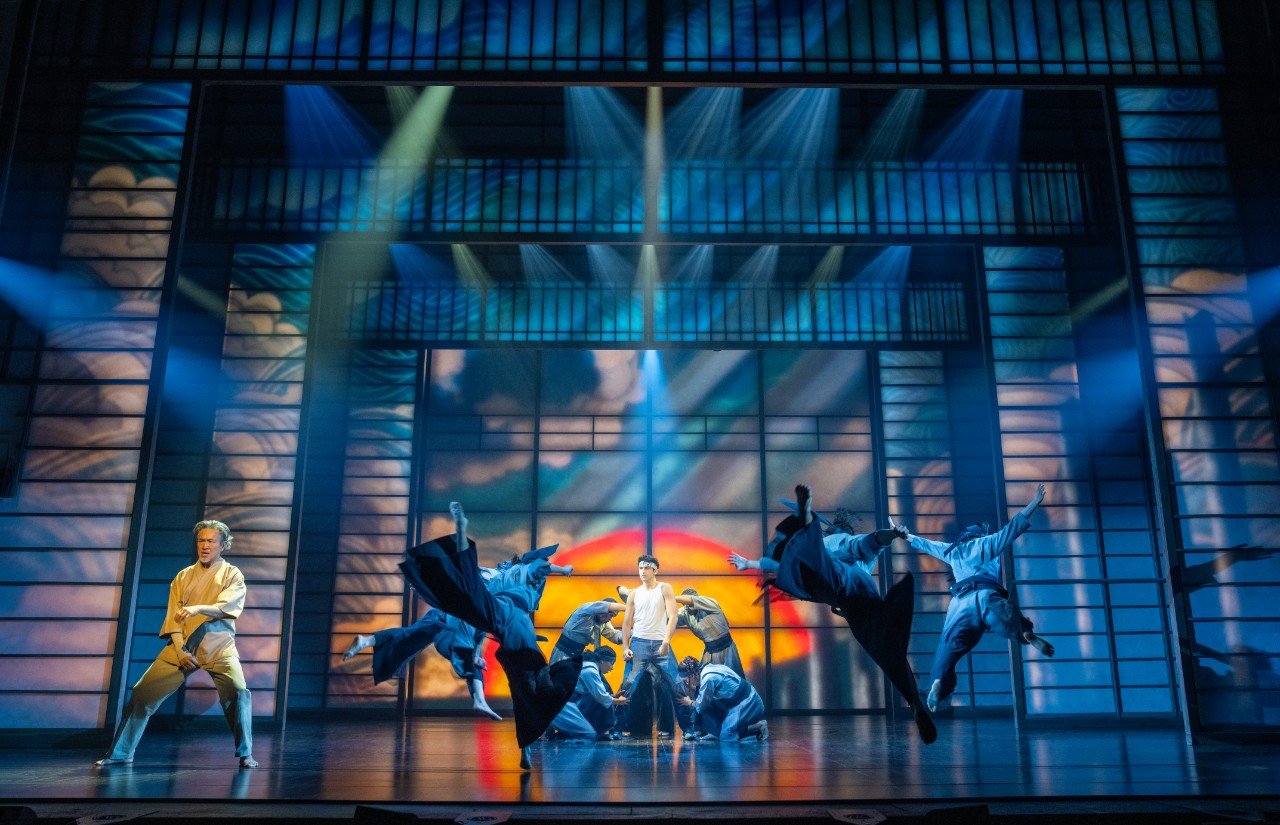 The-Karate-Kid-Adrian-Pang-Mr-Miyagi-Gino-Ochello-Daniel-LaRusso-and-The-Company-of-The-Karate-Kid-The-Musical-credit-Manuel-Harlan The-Karate-Kid-Adrian-Pang-Mr-Miyagi-Gino-Ochello-Daniel-LaRusso-and-The-Company-of-The-Karate-Kid-The-Musical-credit-Manuel-Harlan